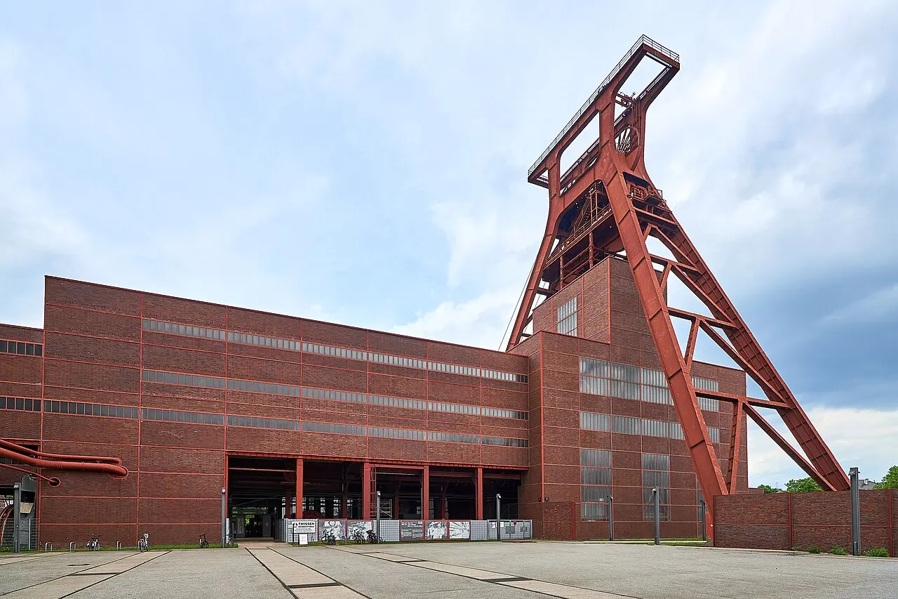 Reale Stadtansicht von Essen – UNESCO-Welterbe Zollverein