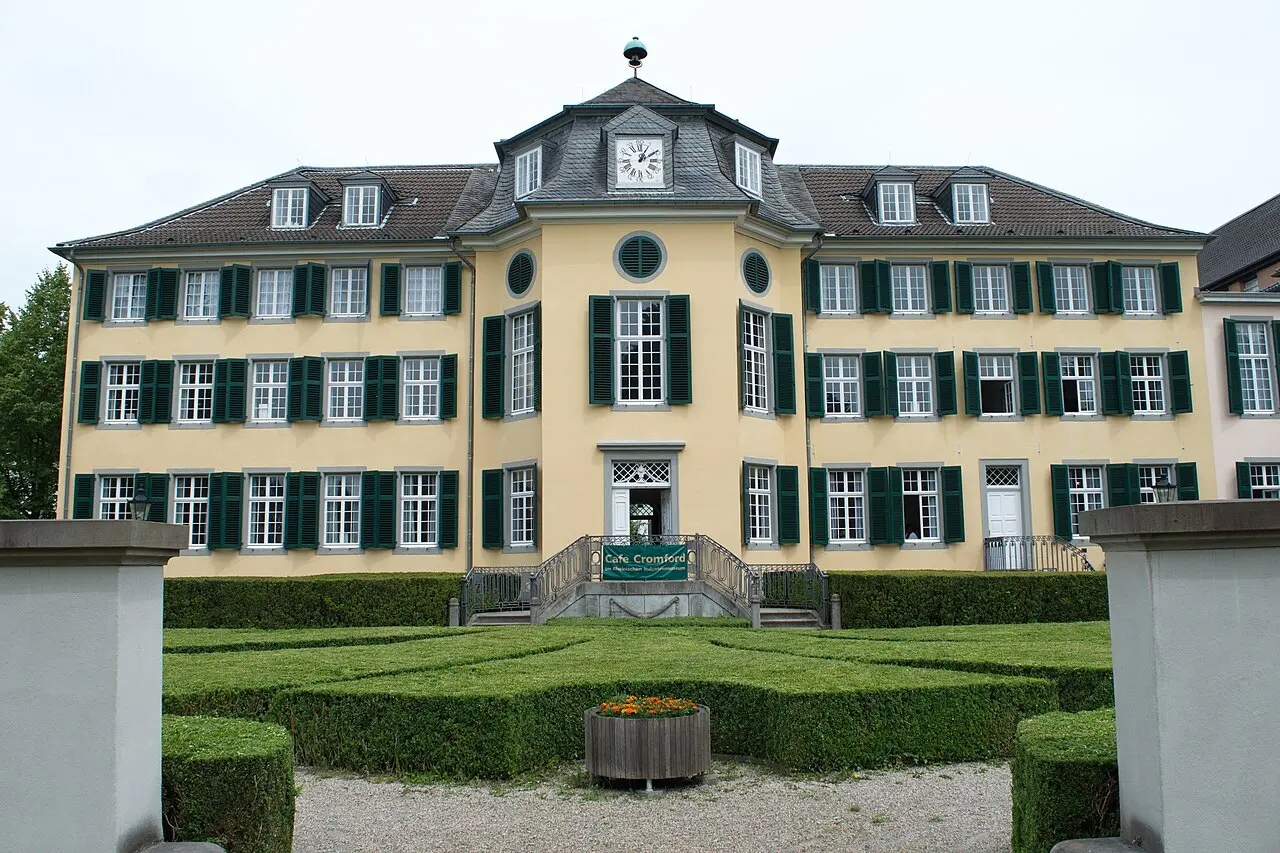 Reale Stadtansicht von Ratingen – Textilfabrik Cromford